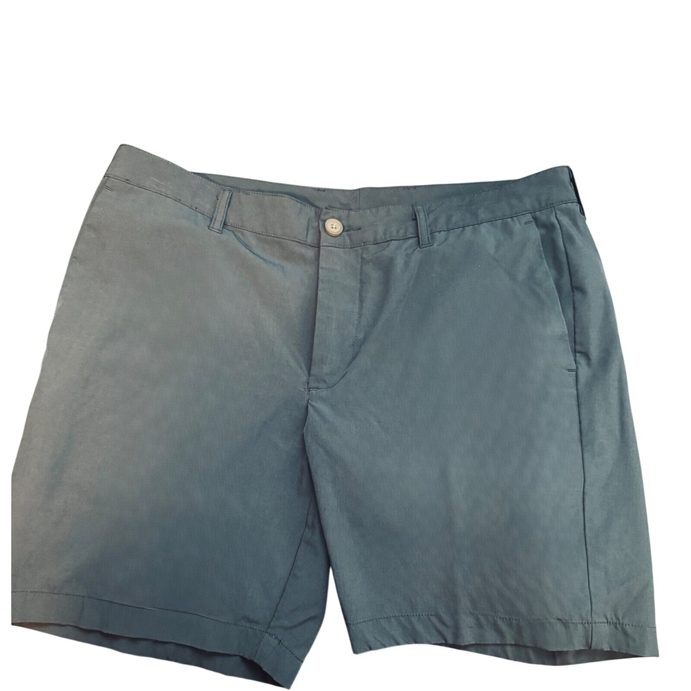 Tommy Bahama Golf Shorts Flat Front Performance Stretch Blue Mens Size